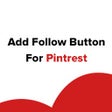 Add Follow Button For Pintrest