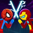 プログラムのアイコン：Stickman War: SuperHero F…