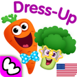 Biểu tượng của chương trình: Funny Food DRESS UP games…