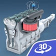 Icon of program: Four-stroke Otto engine 3D