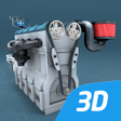 أيقونة البرنامج: Four-stroke Otto engine 3…