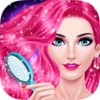 プログラムのアイコン：Hair Styles Fashion Girl …