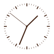 Full Screen Clock:time display