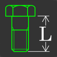 プログラムのアイコン：ScrewLength