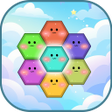 Smiley Hexagon Game icon