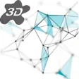 3D Particle Plexus Live Wallpaper