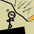 أيقونة البرنامج: Draw Stick Man Thief Puzz…