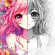 Ikon program: Draw Anime Sketch: AR Dra…