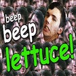 replace daniel with beep beep lettuce