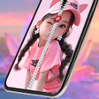 Icoon van programma: Zip Screen Lock Cute Girl…
