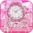 Lux Pink Watch Keyboard Theme