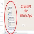 waGpt - Enable AI in WA Chat