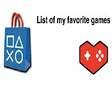 Favorites for PS Store