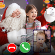 プログラムのアイコン：Santa Claus video call: F…