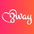 プログラムのアイコン：Threesome Swingers App - …