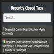 أيقونة البرنامج: Recently Closed Tabs