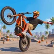 Иконка программы: Wheelie Moto Pro Stunt Ga…
