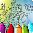 プログラムのアイコン：coloring titan skibidi tv…