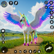 Programın simgesi: Wild Unicorn Horse Life S…