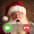 أيقونة البرنامج: Prank Call Santa: Fake Vi…