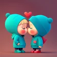 プログラムのアイコン: Love Stickers for Whatsap…