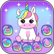 プログラムのアイコン：Pink Unicorn Theme Launch…