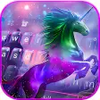 Coloring Unicorn Keyboard Theme