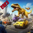 プログラムのアイコン：Dino Robot Shooting Car G…