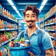 أيقونة البرنامج: Supermarket Game Grocery …