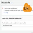 AWS console autofill delete