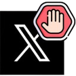 ไอคอนของโปรแกรม: Block button for X(Twitte…
