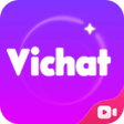 Ícone do programa: Vichat: Video chat  Meet