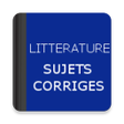 プログラムのアイコン：Littérature - Sujets Corr…
