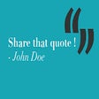 Symbol des Programms: Share That Quote