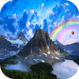 プログラムのアイコン：Mountain Lake Live Wallpa…