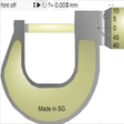 Ikon program: Micrometer Simulator