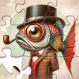 ไอคอนของโปรแกรม: Surreal Jigsaw Puzzles Ga…