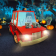 プログラムのアイコン：Haunted Halloween Car Rid…