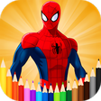プログラムのアイコン：Spidey Superhero Coloring…
