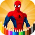 Spidey Superhero Coloring Pages