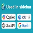 Ikona programu: Side panel AI(ChatGPT/Bai…