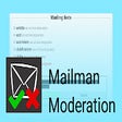 Mailman Moderation