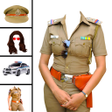 Icon of program: Women police suit photo e…