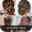 Icon of program: Girls Hairstyle - Step by…