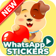 أيقونة البرنامج: Animated Stickers For Wha…