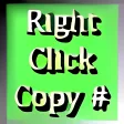 Right click copy number from link