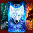 程序图标：Neon Animals Wallpapers