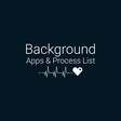 Ícone do programa: Background Apps & Process…