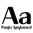 Ikon program: Fonts Keyboard : Fonts Em…