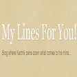 My Lines For You